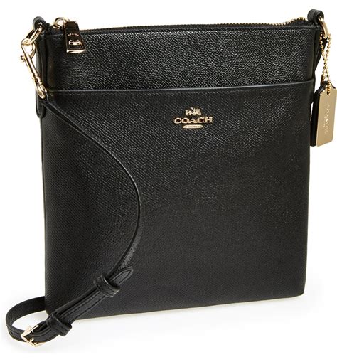 coach leather crossbody bag.